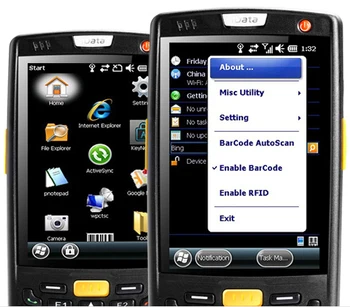 3.5 Colių Patikima PDA Delninukas Pramonės Windows Mobile 6.5, GPS WIFI 1D Lazerinis brūkšninių kodų Skaitytuvas Duomenų Terminalo