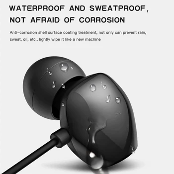 3.5 mm Laidinio ausines In-ear Sporto Ausines Su Mic Volume Control Triukšmo Panaikinimo vandeniui Muzikos, Žaidimų išjungti muziką MP3,