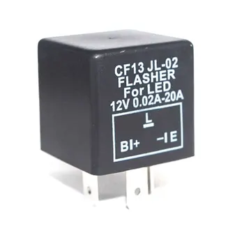 3-Pin Automobilių Flasher Relay Fix LED Šviesos Posūkio Signalo Hyper Flash CF13 CF13JL EP34 Automobilių Relay LED Šviesos Posūkio Signalo Super Flash
