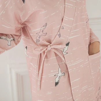3 VNT. Rinkinys Spausdinti Medvilnės Motinystės Slaugos naktiniai drabužiai Pavasario Pavasario Mados Sleepwear Nėščioms Moterims Nėštumo Pižama