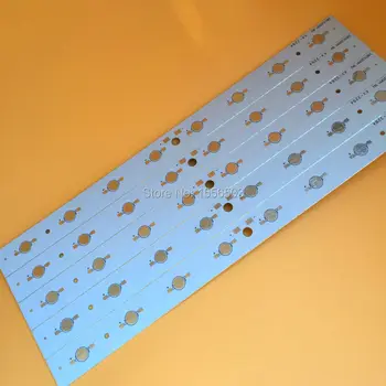 30 Vnt 8W Stačiakampio Didelės galios Chip PCB Plokštės Valdybos Aliuminio Heatsink LED Šviesos Akvariumas Augti Baras Lempos Plokštė 280*20mm