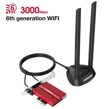 3000Mbps AX200 802.11 AX Wifi 6 PCI-e Tinklo plokštė, 