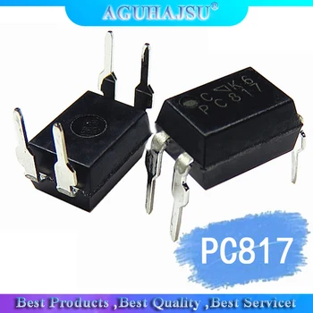 300PCS PC817B DIP4 PC817-B CINKAVIMAS PC817 B Inline CINKAVIMAS-4 Photocoupler Optinis Izoliatorius B/C Failų