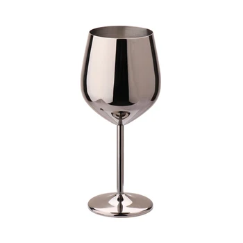 304 Nerūdijančio Plieno, Raudonas Vynas, Stiklo, Sidabro, rožinė Aukso Taurių Sulčių Gerti Šampaną Goblet Šalies kokteilių taurės tokios Virtuvės Įrankiai 500ML