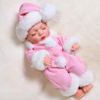 30cm 20inch Vinilo Silikono, viso Kūno, Mergina Lėlės Naujagimių Tikroviška Reborn Baby Lėlės Vaikiška Burna Manekenas