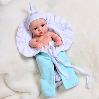 30cm 20inch Vinilo Silikono, viso Kūno, Mergina Lėlės Naujagimių Tikroviška Reborn Baby Lėlės Vaikiška Burna Manekenas