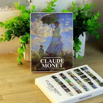 30sheets/DAUG Claude Monet Aliejaus Tapybai Atvirukas derliaus Claude Monet Paveikslai, atvirukai/atvirukas/noras Kortelės/Mados Dovana