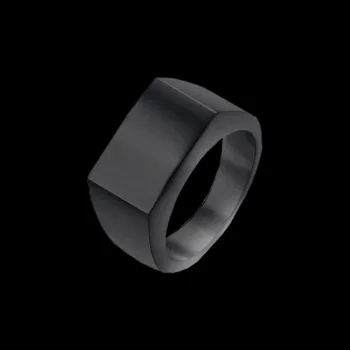 316L Nerūdijančio Plieno žiedas top Aukštos kokybės Poliruoto Signet Kietas Dviratininkas Žiedas vyrams mados Juvelyrika Vestuvių dovana OSR372