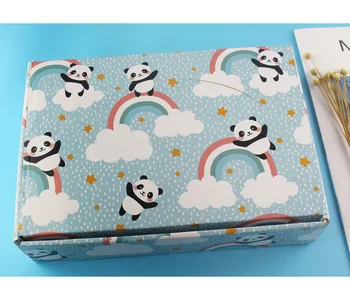 32pc/daug Panda gyvūnų Mini padengti Geležies, alavo metalo atvejo / gali/Tabletę mielas box / small Kit/candy saugojimo dovanų dėžutėje