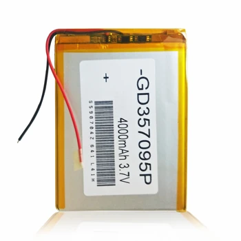 357090 3.7 V 4000mAh Li-Polimero Li-ion Baterija BQ 7000G BQ-7000G BQ-7082G ŠARVAI Print7