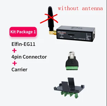 35pcs/set Elfin-EG11 Nuoseklusis Prievadas RS-485 GPRS Rinkinys GSM Nutraukti Prietaiso Konverteris Be Antenos