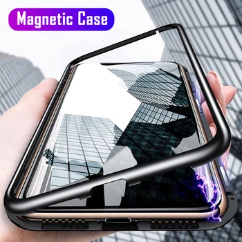 360 Magnetinio Flip Case For Vivo Z5X Y19 Y17 2019 V17 Y50 Y30 Y20 U3 Y5S U20 Y3 U10 U3X V20 SE V15 S1 Pro Grūdinto Stiklo Dangtis