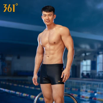 361 Naujų Profesinių Plaukti Šortai vyriški Skrynios Atletiškas Plaukimo Glaudės Kvėpuojantis Sporto Boxer Glaudės Vyrams seksualus maudymosi kostiumėliai žmogui