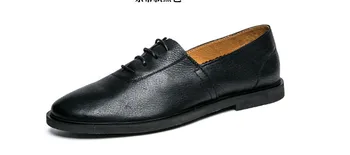 3691-Drobės bateliai vyrai aukštos viršų drobė batai