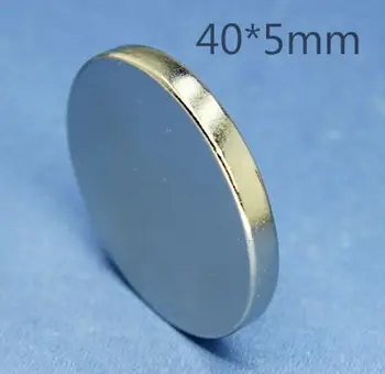 36p 40x5mm Neodimio Magnetas Iman Stiprus, Galingas Apvalus Magnetas ndfeb Imanes Stipriausia Magnetinė