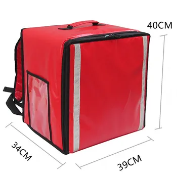 38L izoliacija krepšiai pica takeaway ledo paketas pietūs maišą tortas šaldytuve kelionės langelį dvigubai peties rankinę vandeniui atsparus lagaminas