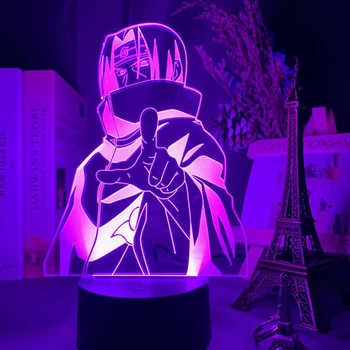 3D Anime 16 Spalvų LED Nakties Šviesos Stalo Lempa Jutiklinis Nuotolinio Valdymo Vaikai Namuose Miegamojo Dekoratyviniais Nighlight Kalėdos Dovanas