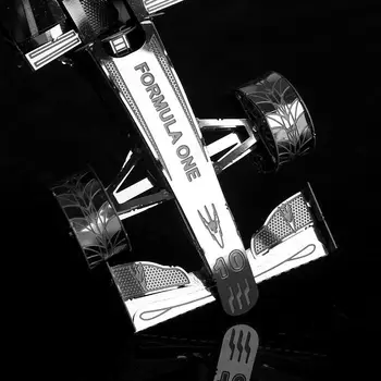 3D Galvosūkis, Metalo Modelio Rinkinio F1 Lenktynių Automobilių Voiture Asamblėjos PASIDARYK pats pjovimas Lazeriu Žaislų Kolekcija Surenkamieji Įspūdį Modelių, Žaislas Suaugusiems