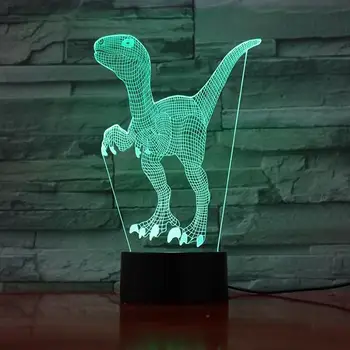 3D Naktį, Šviesos, Naujumo Stalo Lempa Iliuzija RGB LED Įvairių spalvų Kaita Apšvietimo Namų Dekoro Dovanos Vaikams Gimtadienio proga Sukurti