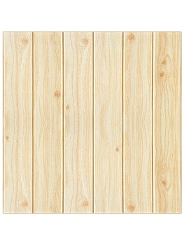 3d sienų lipdukai kambarį lubų apdailos lipdukai medienos grūdų darželio dailylentės, lipnios tapetai 70*70cm