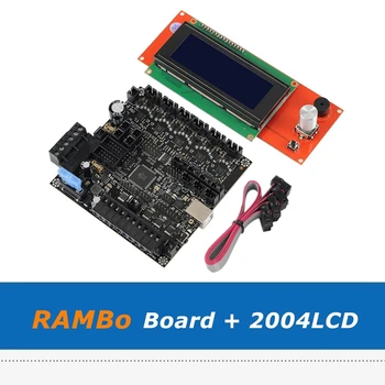 3D Spausdintuvas Dalys RAMBo 1.4 Plokštė Integruota Valdybos + 2004LCD Ekrane Nustatyti Lulzbot Taz6