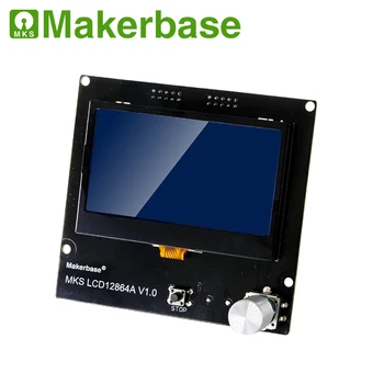 3D spausdintuvas, vaizduoklis LCD12864 valdytojas Reprap 12864 lcd MKS LCD12864A ekranas LCD modulis MKS gen v1.4 GEN_L plokštė