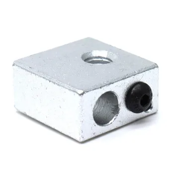 3D Spausdintuvu Priedai 1.75 mm Gerklės Vamzdį 0,4 mm Ekstruderiu Purkštukų Spausdinimo Galva Šildytuvo Blokas Hotend Už Mk8 Makerbot Anet A8