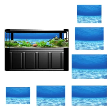 3D vienoje Pusėje Akvariumas Kraštovaizdžio Fone Plakatas Savarankiškai sukibimas Seawater3D vienoje Pusėje Žuvų Bako Lipdukas Sienų Papuošimai