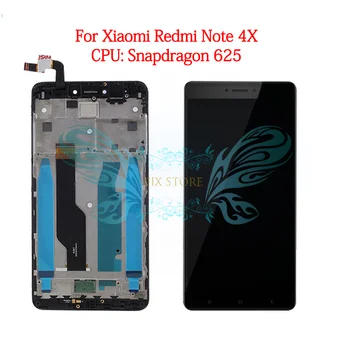 3GB 32GB Pasaulio Redakcija už Xiaomi Redmi Pastaba 4 X / 4X LCD Ekranas Jutiklinis Ekranas Pakeisti 5.5