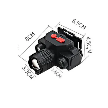 3Led XPE zoomable USB Žibintai Didelės galios COB 18650 baterija priekinis žibintas Žvejybos naktį lemputė priekinio Žibinto priekinio Žibinto fakelas