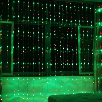 3MX3M/6x3M Vandeniui Krioklys Meteoras Dušas Lietaus LED String dega Atostogų Šviesos Vestuvės, Kalėdos Christimas Šaliai Dekoro