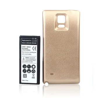 3pcs 6800mAh EB-BN910BBE Išplėsta Baterijos+3 Pasirinktinai Spalva Atveju+Įkroviklis, Skirtas Samsung Galaxy Note, IV 4 Note4 N910F/H/S/U/L/A/P