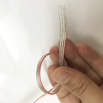 3pin maitinimo laido apvalkalą elektros kabelių Apšvietimo šviestuvai elektros laidais pakabukas liustra apšvietimo galia izoliuoti LED kabelis