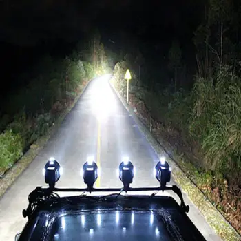 4' 100W HID Xenon Dėmesio Turas Vietoje Artimosios Šviesos LED Darbo Lempa, Rūko Potvynių Tolimosios Šviesos 12V už Jeep Valtis ATV Traktorių, Sunkvežimių