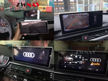 4+64 jutiklinis ekranas Android 9.0 Automobilio multimedijos Grotuvas GPS Garso Navi Audi A4 B9-2018 radijas stereo vaizdo headunit nemokamai žemėlapyje