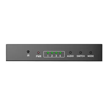 4 Kanalai nerodo 4x1 Multiviewer Jungiklis 1080P 60FPS USB 3.0 HDMI Vaizdo įrašymo Kortelės Įrašymo Live Transliacijos TV Box Ciklas