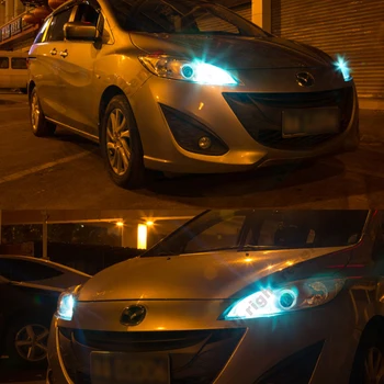 4 X T10 W5W, LED Lemputes, CANBUS OBC Klaidų, LED Lempos, 168 501 brūkšnys Automobilio LED Žibintai interjero Auto Lemputė, stovėjimo Žibintas 12V