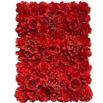 40*60CM Vestuvių gėlių sienos, Namo, Sodo dekoro kalėdų dekoratyvinis Dirbtinės gėlės šilko bijūnas vestuviniai aksesuarai šalinimas
