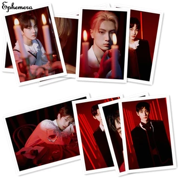 40 Vnt/komplektas K-POP ENHYPEN Kortelė su Nuotrauka Plakatas Lomo Korteles Savarankiškai Padarė Popieriaus HD Photocard Gerbėjų Dovana