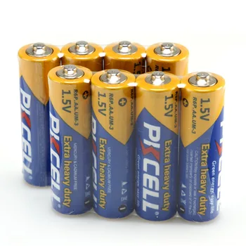 40pcs/daug - PKCELL 20Pcs 1,5 V AAA, R03P Baterija + 20Pcs 1,5 V AA Baterijos R6P Sausųjų Baterijų 2A/3A Sausas Ir Galvaninės Baterijos