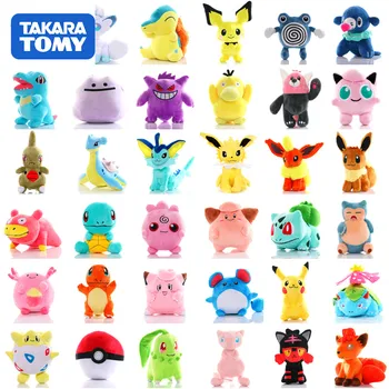 41 Stilius TAKARA TOMY Originalių Pokemon Pikachu Voverė Pliušinis Hobis Anime Pliušinis Lėlės, Žaislai Vaikams Kalėdų Renginį Dovana