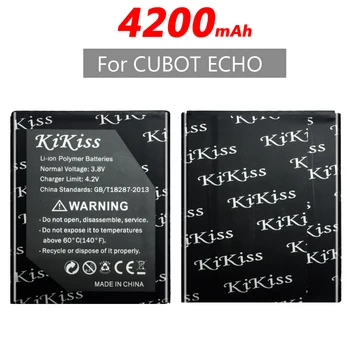 4200mAh Už CUBOT ECHO Mobiliojo Telefono Baterija +Sekimo Numerį