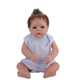 43cm Mielas Silikono Kūno Reborn Baby Doll, Rankų darbo Dizaino Realus Baby Doll Žaislas Mergina Gimtadienio Dovana