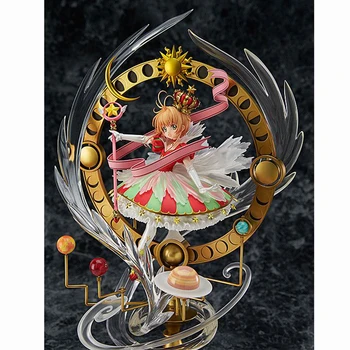 44cm Sakura Kinomoto Žvaigždžių Telaimina Jus Cardcaptor Sakura Veiksmų Skaičius, Anime Negabaritinių PVC Kolekcijos Modelis Lėlės, Žaislai, Dovanos