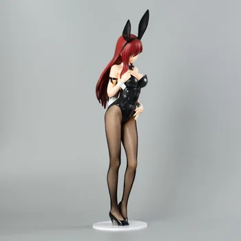 47CM Naujausias Anime pav FAIRY TAIL Išlaisvinti Erza 1/4 B stiliaus Scarlet Bunny Seksualus mergina kietojo PVC Veiksmų Skaičiai dovana