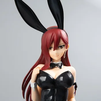 47CM Naujausias Anime pav FAIRY TAIL Išlaisvinti Erza 1/4 B stiliaus Scarlet Bunny Seksualus mergina kietojo PVC Veiksmų Skaičiai dovana