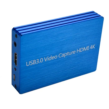 4K@60Hz HD USB3.0 HDMI Vaizdo įrašymo 1080P HDMI USB Video Capture Card Dongle Žaidimas Streaming Live Transliacijos HDMI Užfiksuoti Kortelės