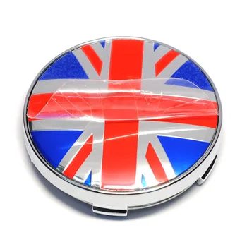 4pcs 60MM, Jungtinė Karalystė, Vėliava, Emblema Automobilių Ratų Centras Dangteliai, BMW MINI COOPER 