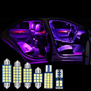 4pcs Klaidų LED Lemputės Automobilių Salono Apšvietimo Komplektas, Baltos spalvos Lempa Už Subaru XV Forester SJ 2013 2016 2017 2018