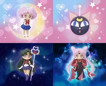 4pcs/set Anime Sailor Moon 20-metį Gana Gurdian Merkurijus Jupiteris Venera 